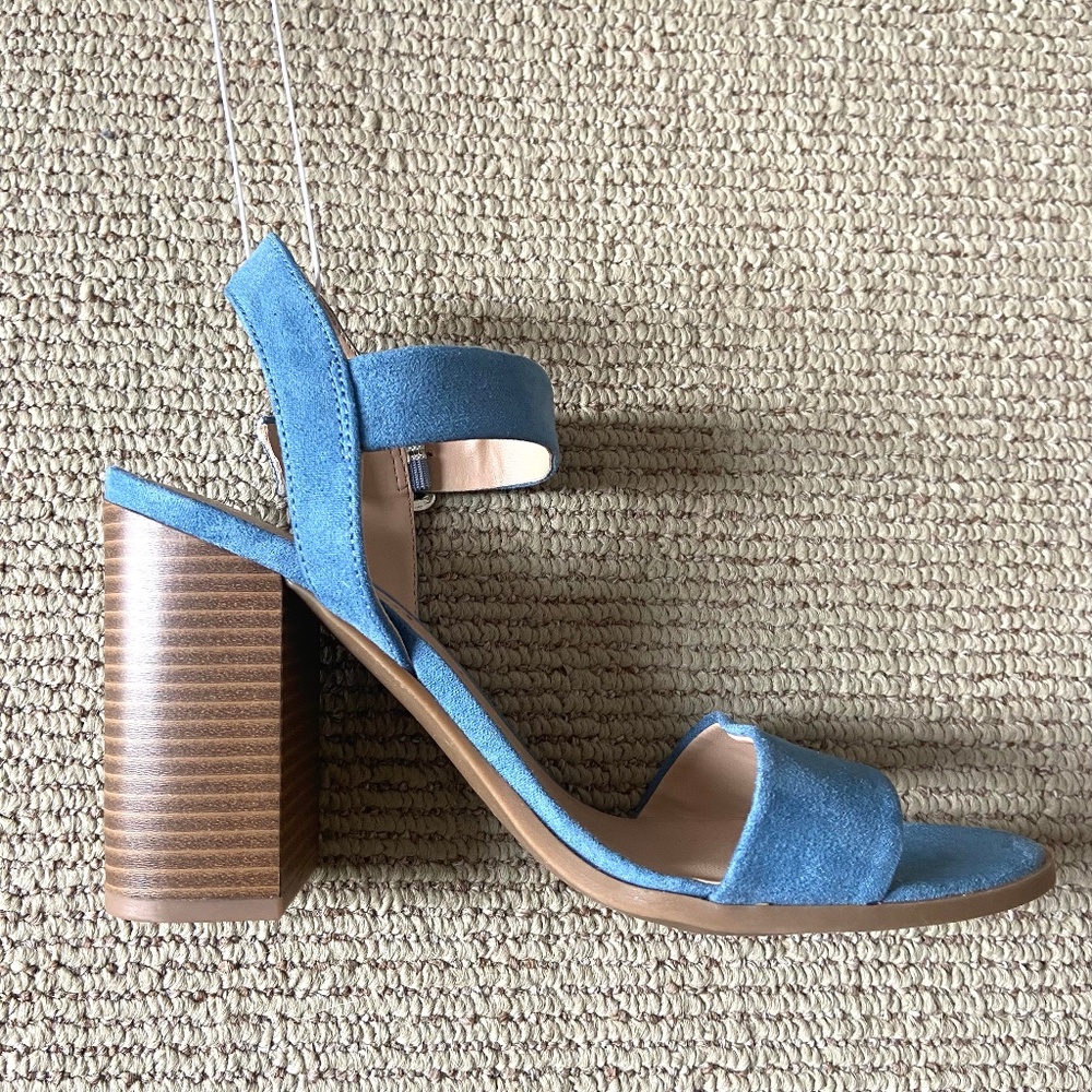 Blue Suede Heels